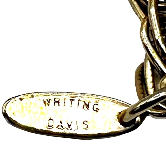 Vintage Whiting Davis M47Gold & Silver Tone Twisted Rope Chain - Picture 8 of 9